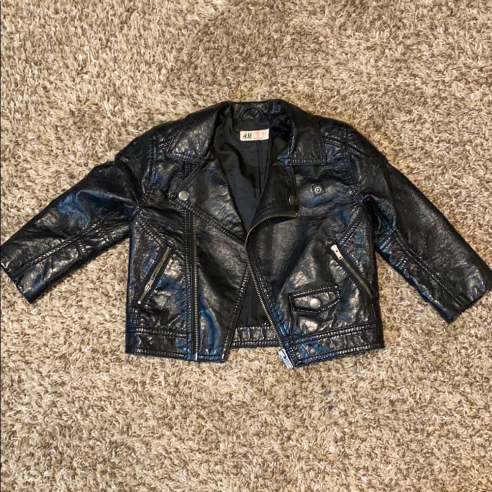 H&M Boys imitation leather jacket